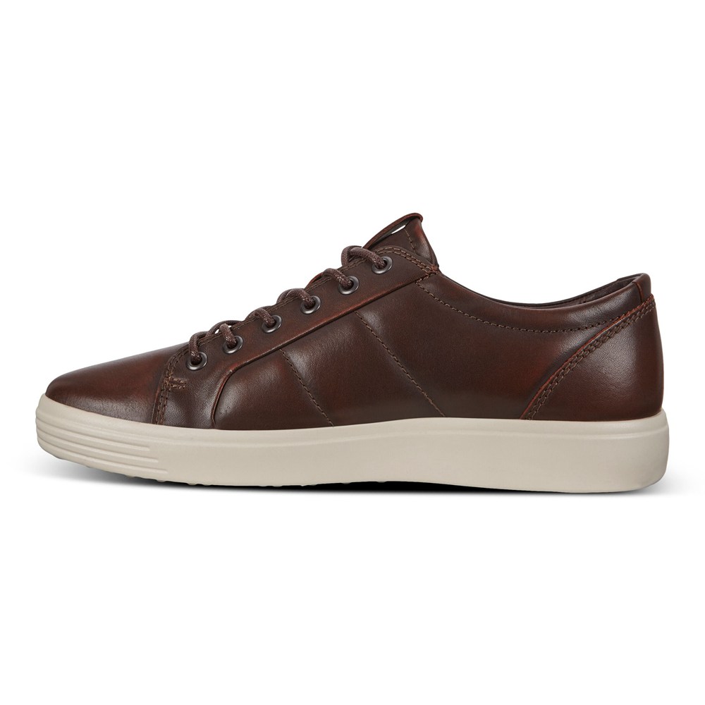 Tenis Hombre - ECCO Soft 7 Padded Leathers - Marrom - RJZ248591